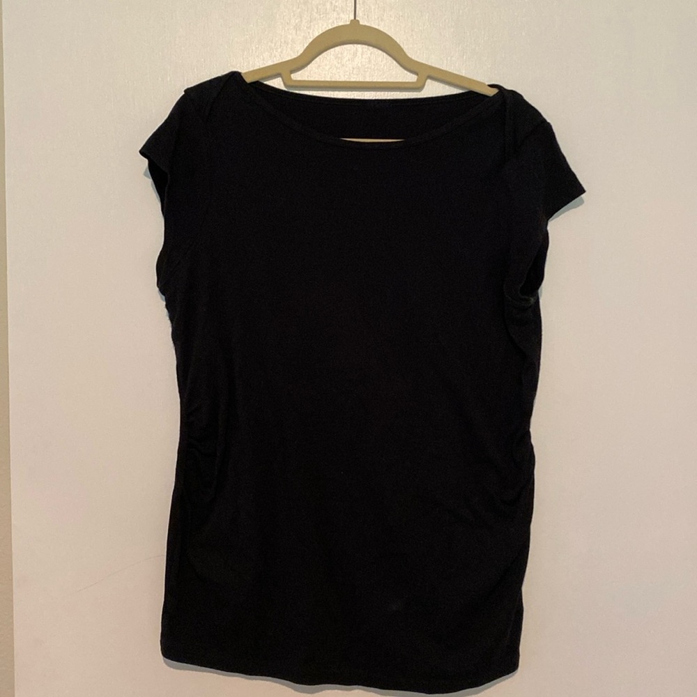 Maternity Modern Boatneck Top